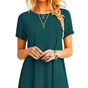 Teal tshirt dress from Amazon